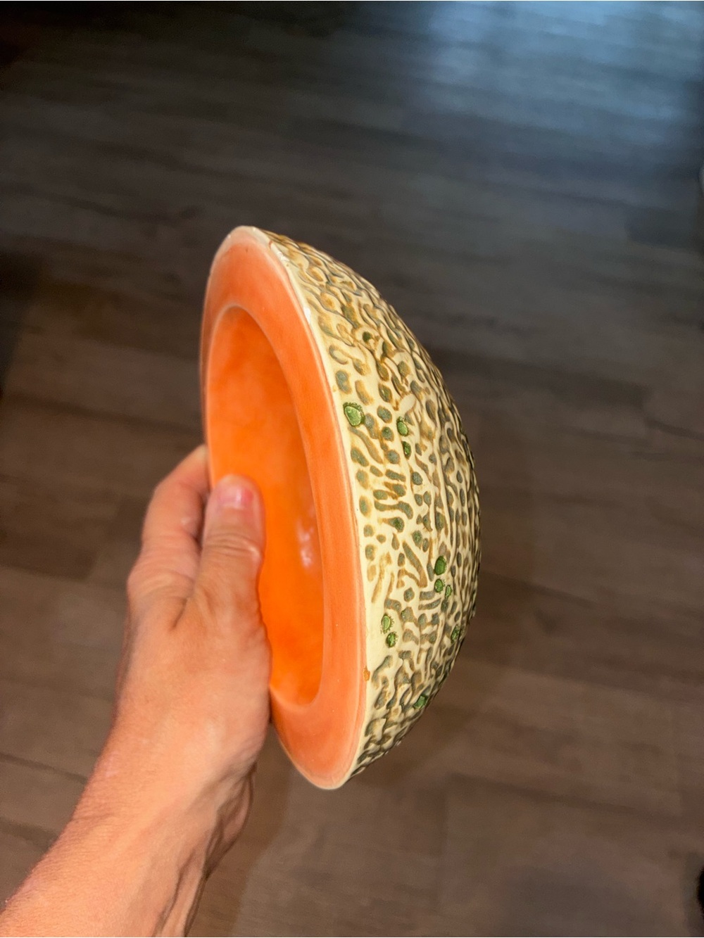 Vintage Hand Crafted Melon bowl.